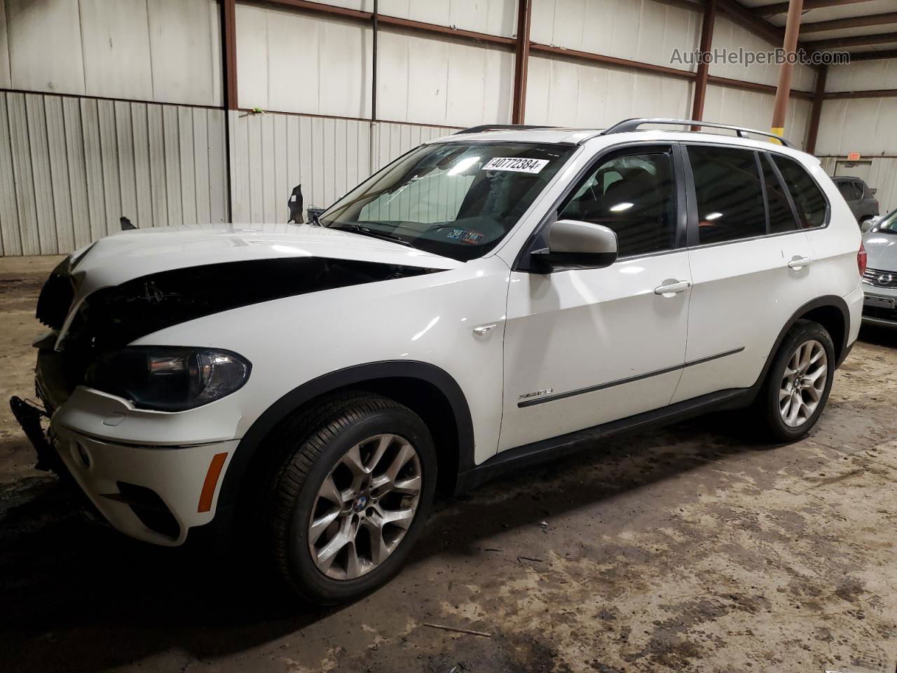 2011 Bmw X5 Xdrive35i White vin: 5UXZV4C55BL415175