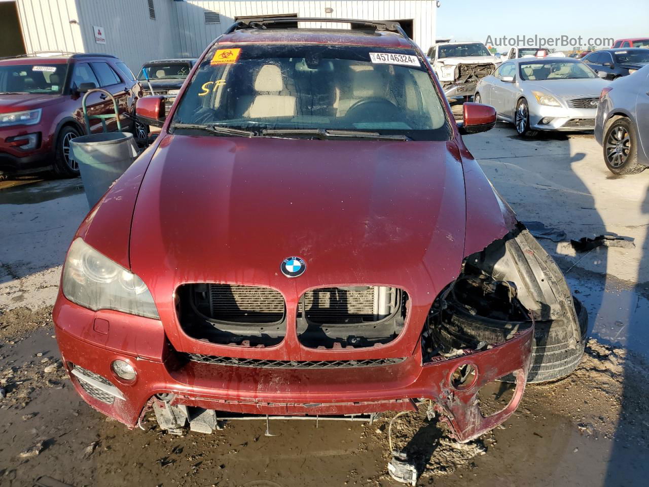 2011 Bmw X5 Xdrive35i Red vin: 5UXZV4C55BL740215