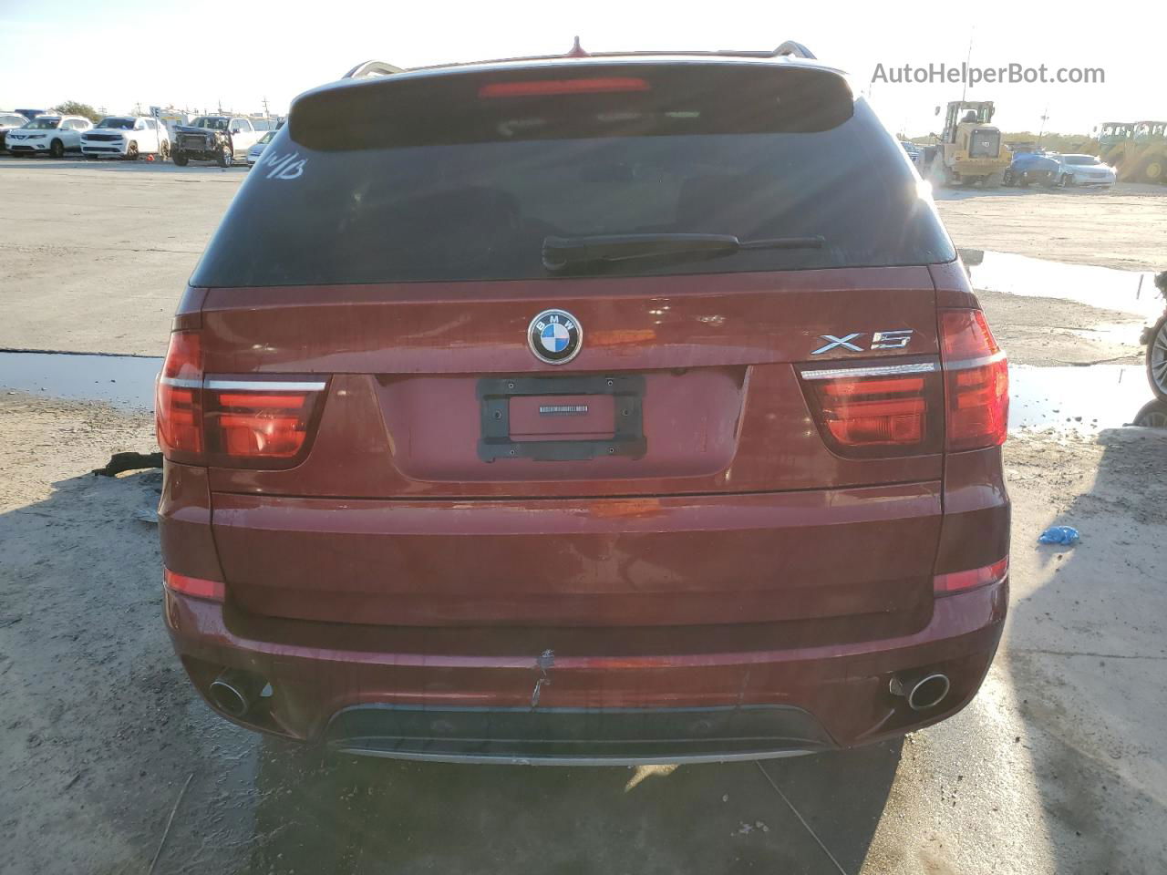 2011 Bmw X5 Xdrive35i Red vin: 5UXZV4C55BL740215