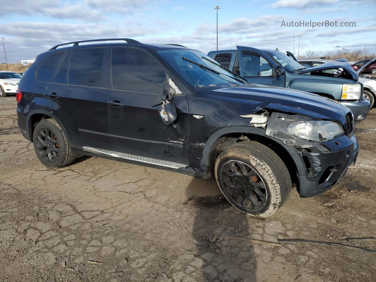 2011 Bmw X5 Xdrive35i Black vin: 5UXZV4C55BL742143