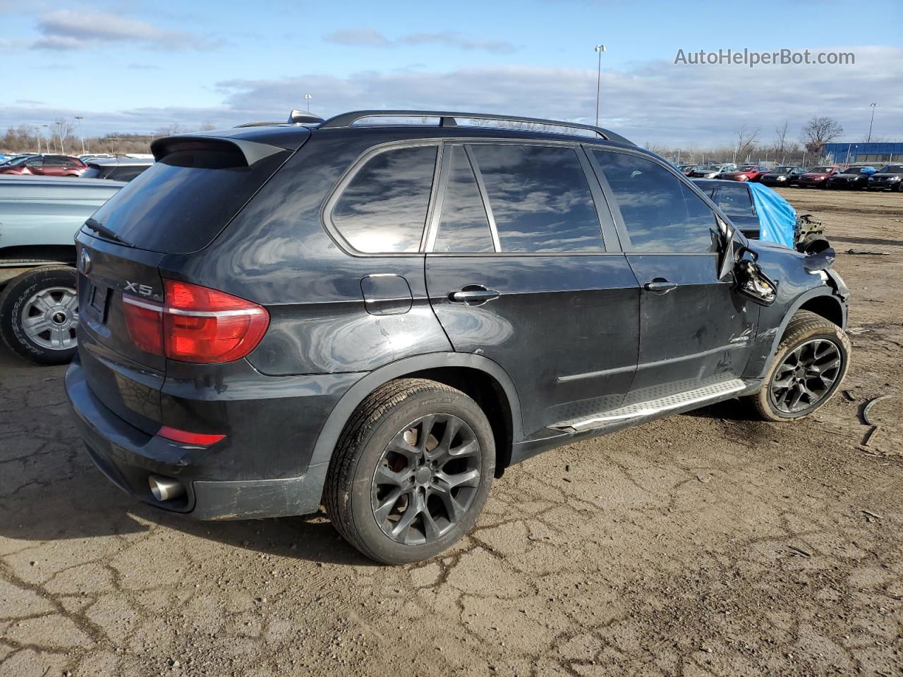 2011 Bmw X5 Xdrive35i Black vin: 5UXZV4C55BL742143