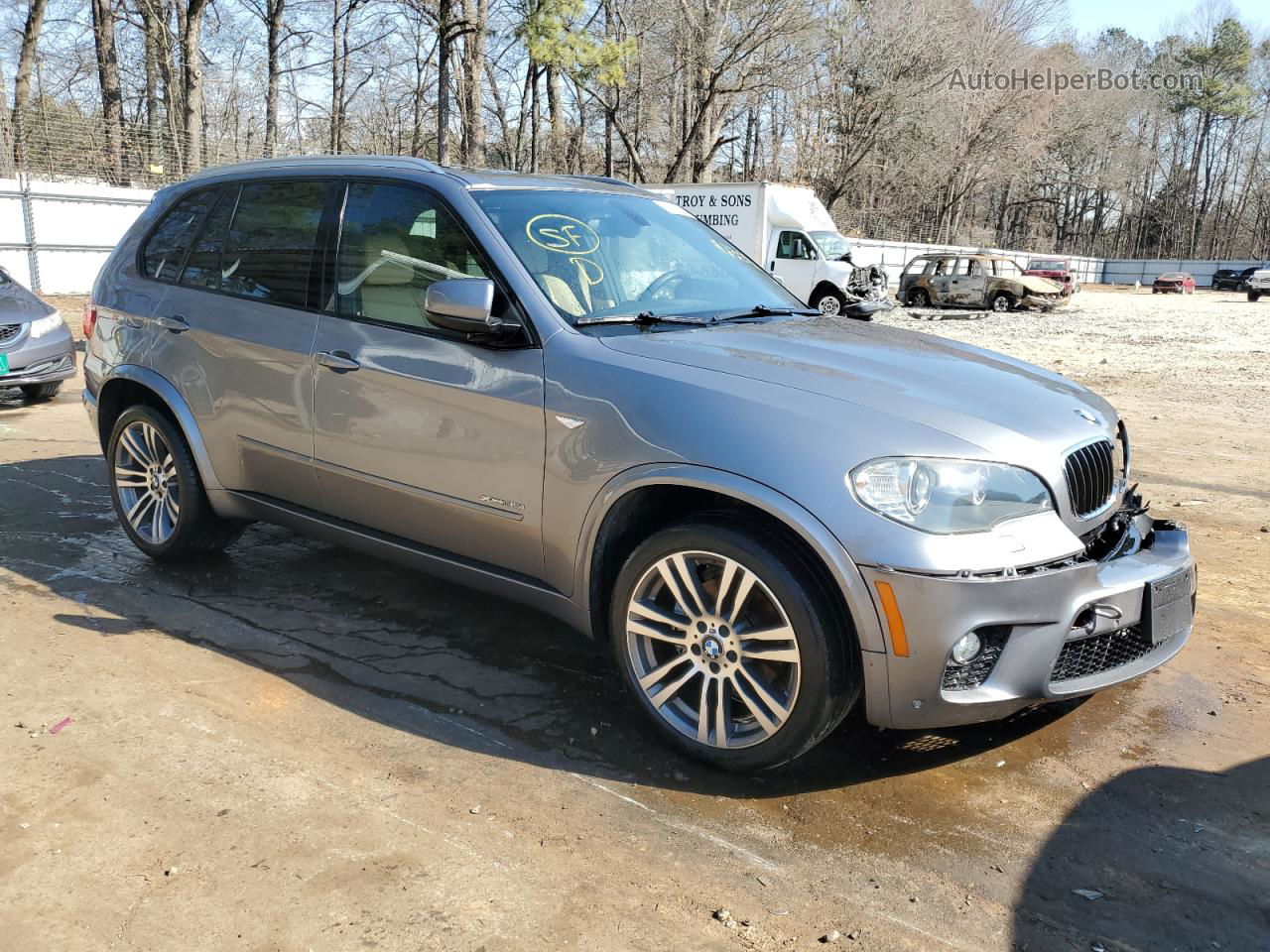 2011 Bmw X5 Xdrive35i Gray vin: 5UXZV4C55BL743549