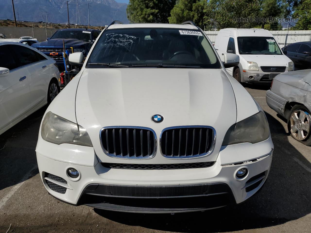 2012 Bmw X5 Xdrive35i White vin: 5UXZV4C55CL750390