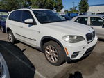 2012 Bmw X5 Xdrive35i White vin: 5UXZV4C55CL750390