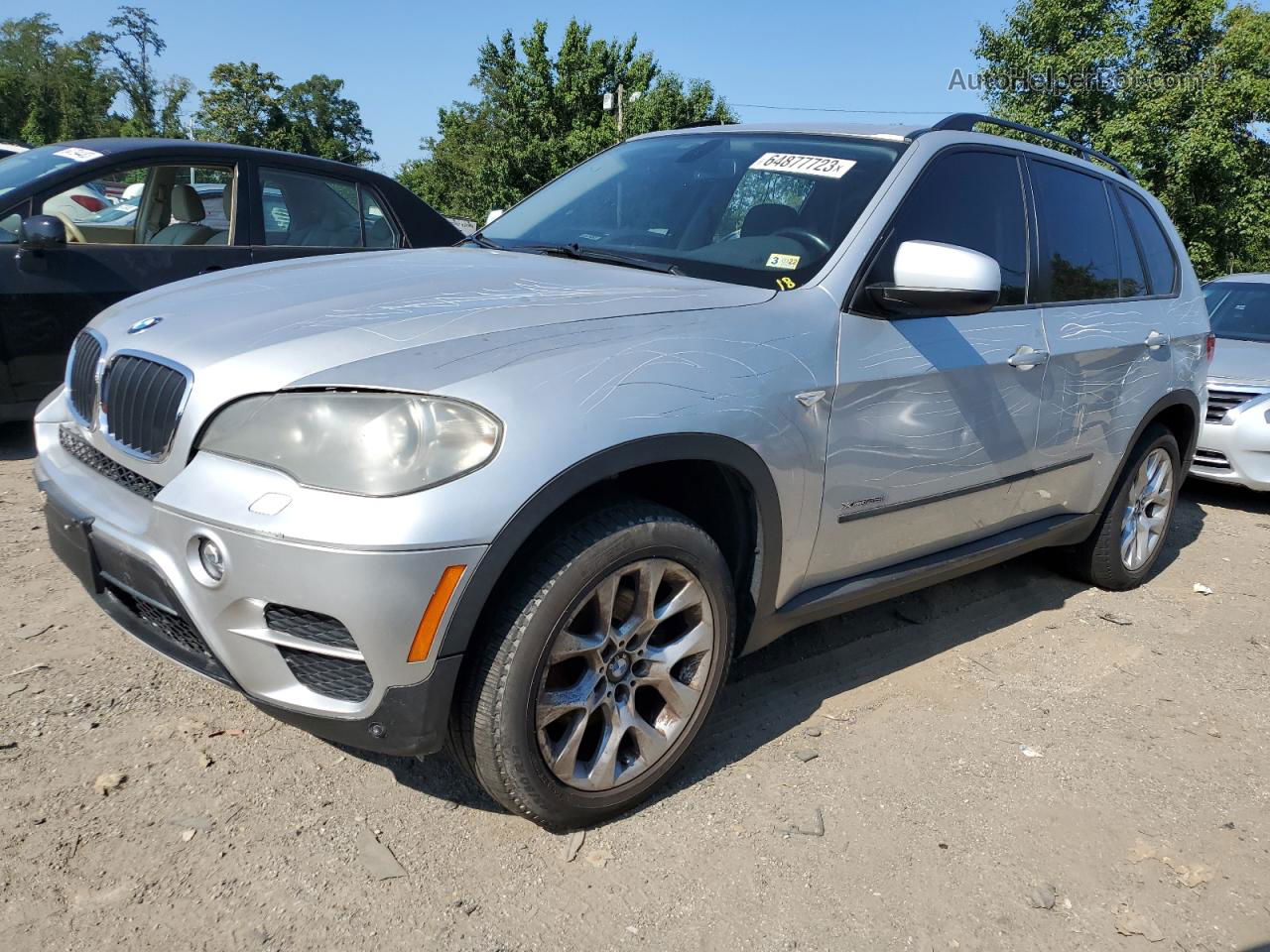 2012 Bmw X5 Xdrive35i Silver vin: 5UXZV4C55CL750549