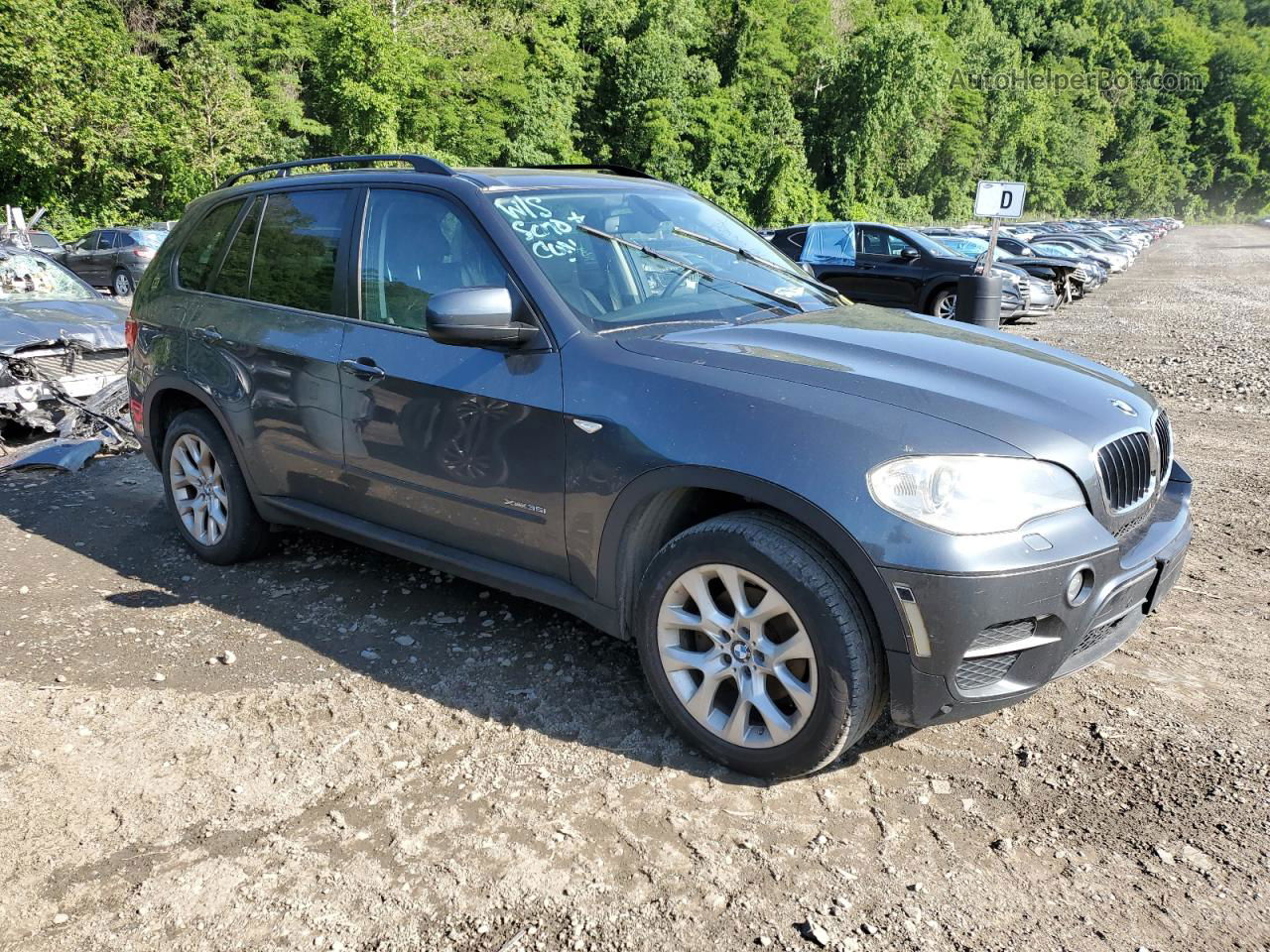 2012 Bmw X5 Xdrive35i Серый vin: 5UXZV4C55CL751474