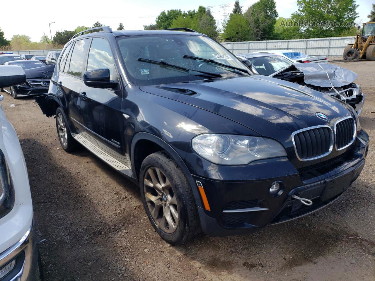 2012 Bmw X5 Xdrive35i Черный vin: 5UXZV4C55CL759476