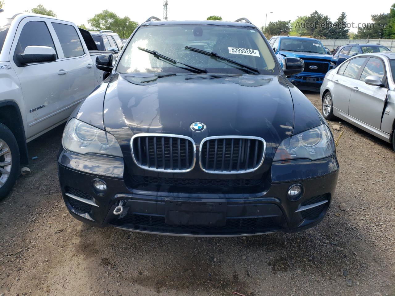 2012 Bmw X5 Xdrive35i Black vin: 5UXZV4C55CL759476