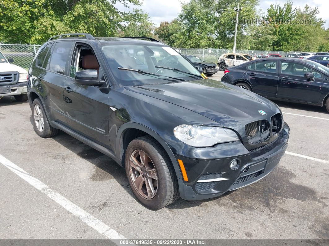 2012 Bmw X5 35i Black vin: 5UXZV4C55CL991298