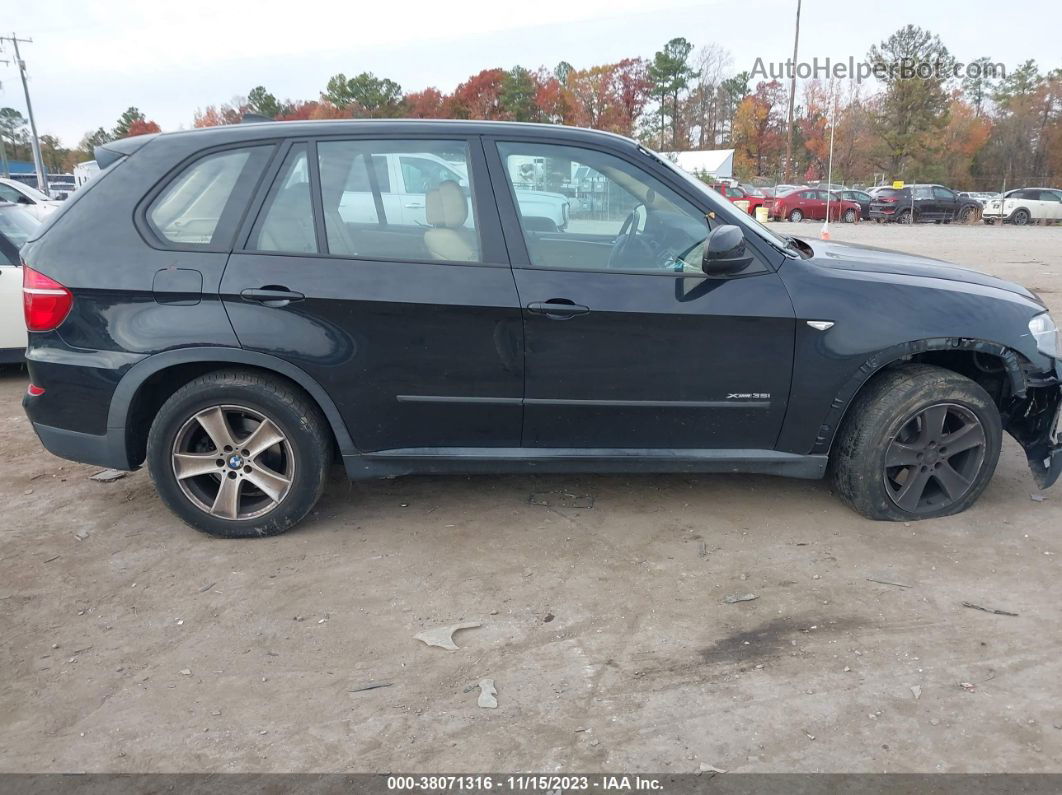 2011 Bmw X5 Xdrive35i Black vin: 5UXZV4C56BL401592