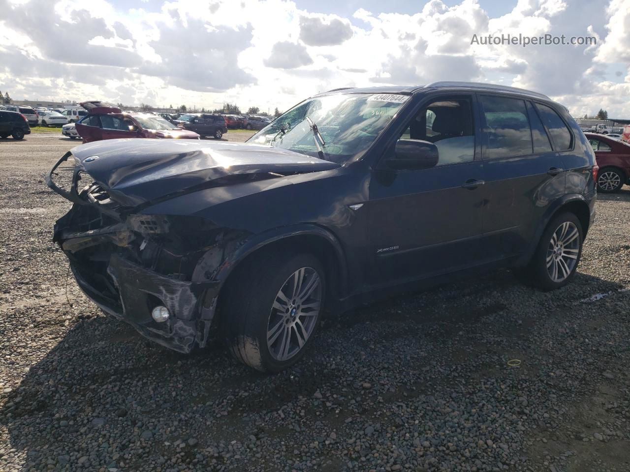 2011 Bmw X5 Xdrive35i Black vin: 5UXZV4C56BL413645