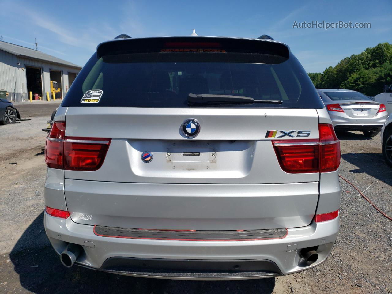 2011 Bmw X5 Xdrive35i Silver vin: 5UXZV4C56BL416805