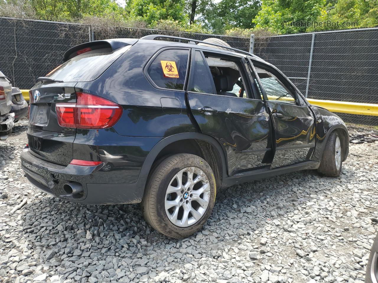 2011 Bmw X5 Xdrive35i Black vin: 5UXZV4C56BL740868