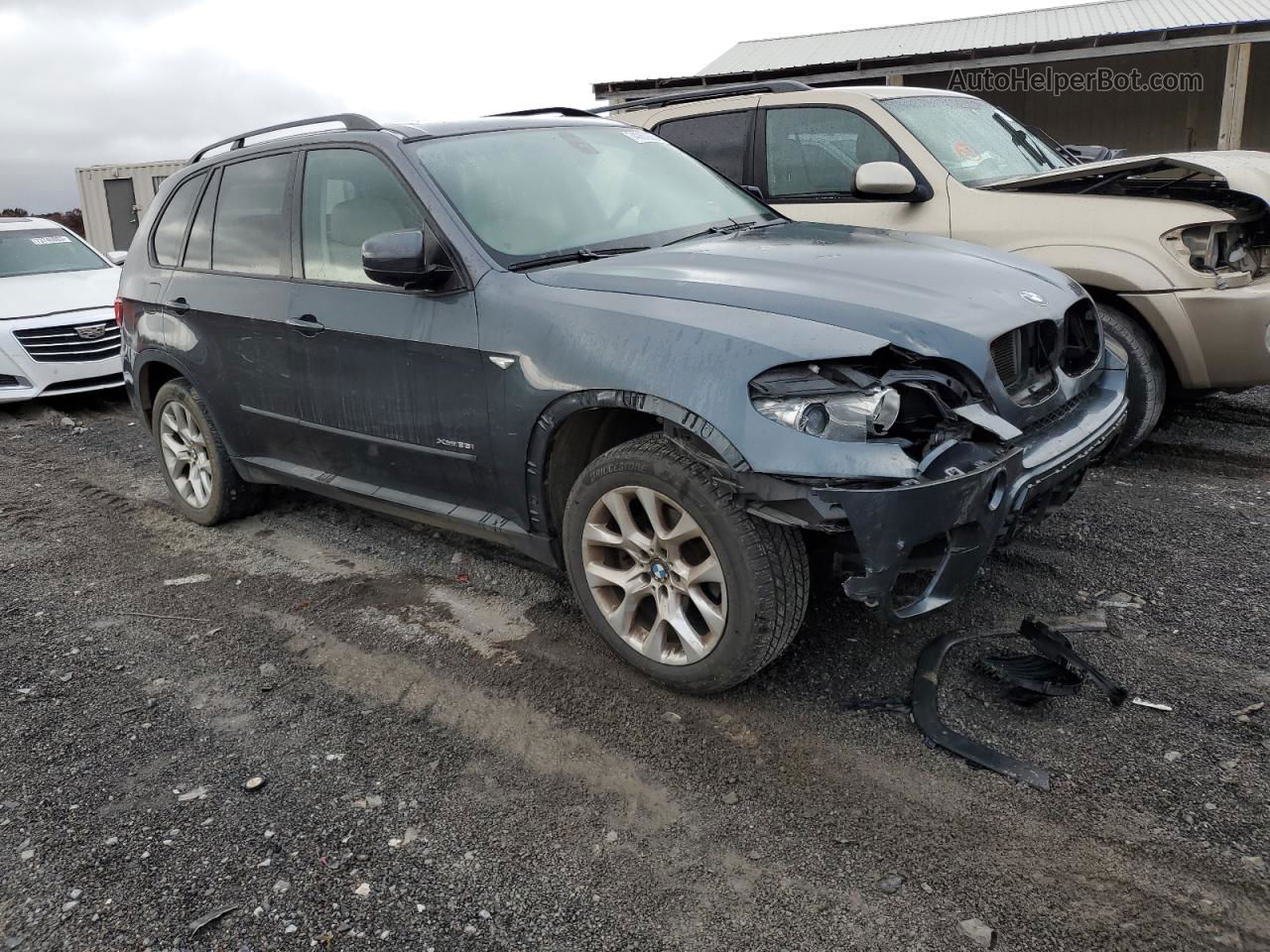 2011 Bmw X5 Xdrive35i Gray vin: 5UXZV4C56BL743124