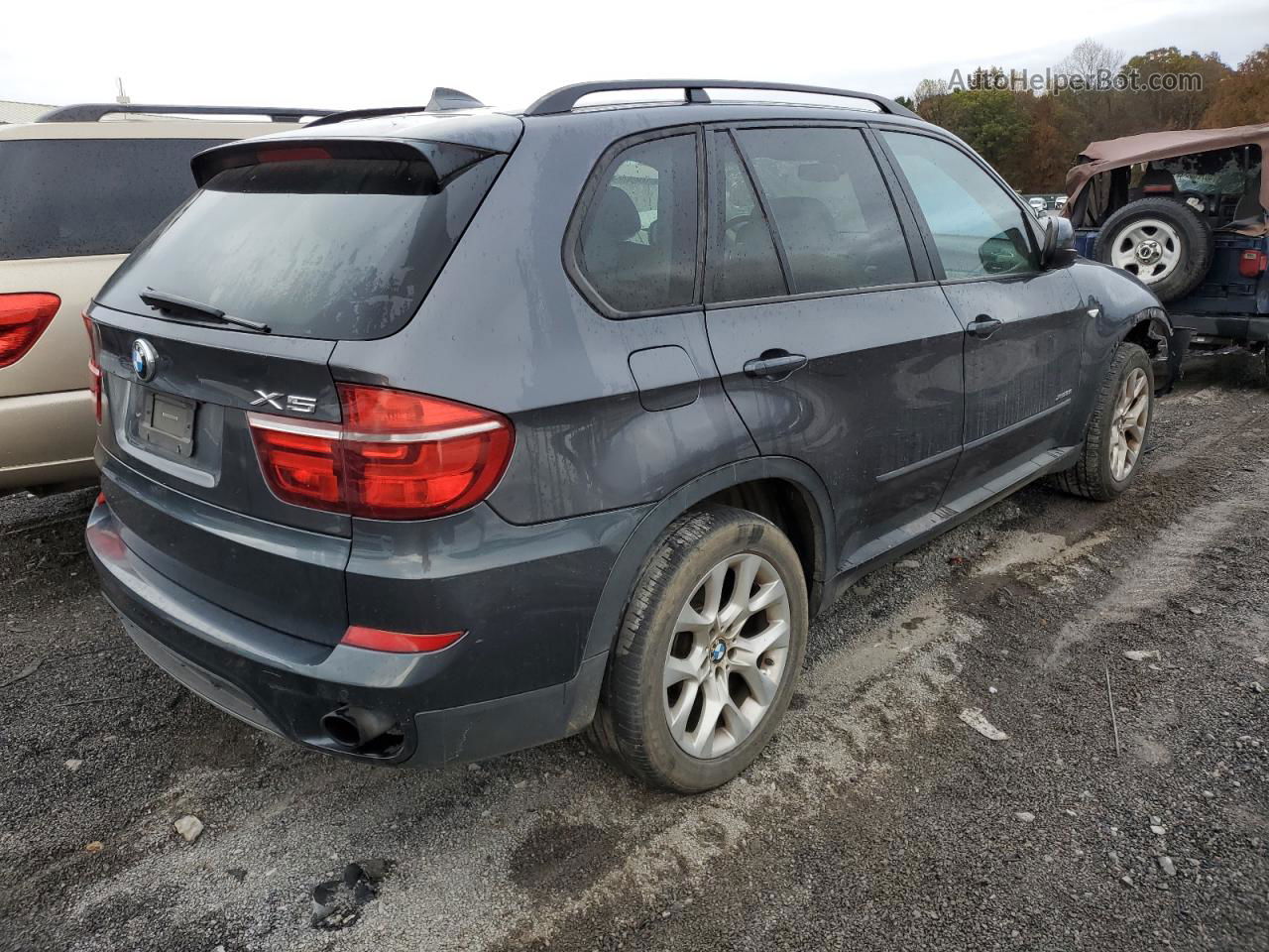 2011 Bmw X5 Xdrive35i Gray vin: 5UXZV4C56BL743124