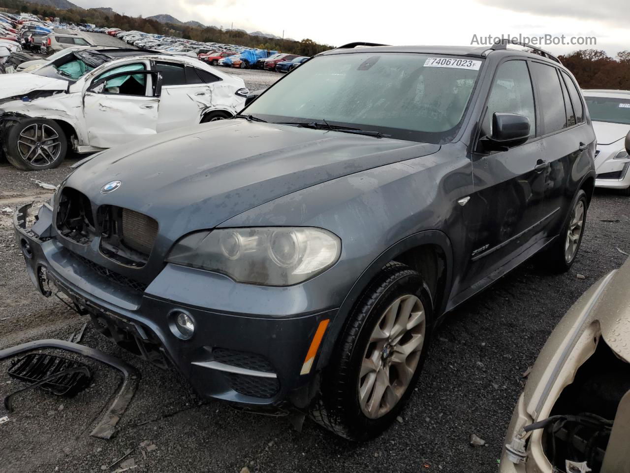 2011 Bmw X5 Xdrive35i Gray vin: 5UXZV4C56BL743124