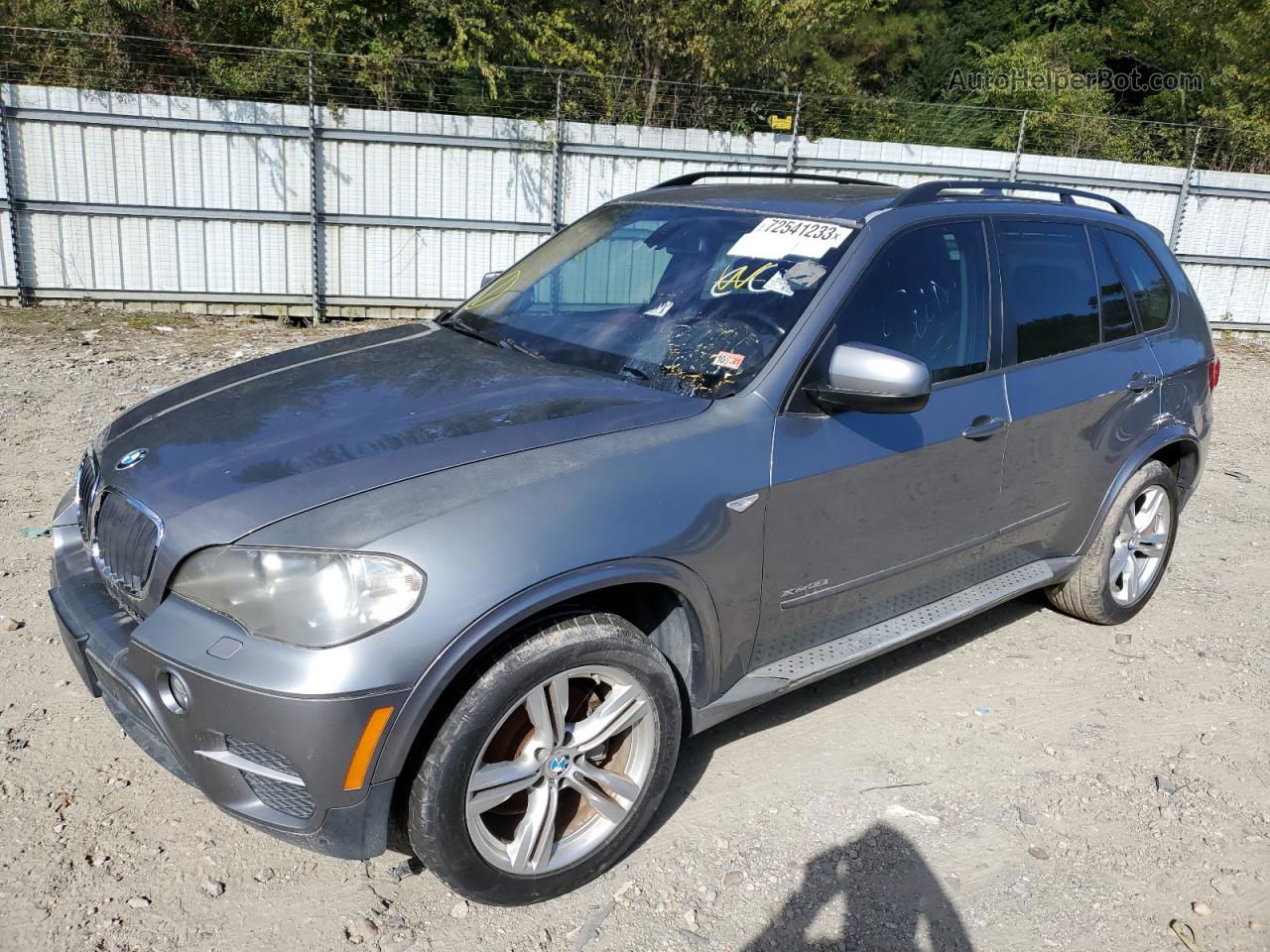 2012 Bmw X5 Xdrive35i Gray vin: 5UXZV4C56CL747031