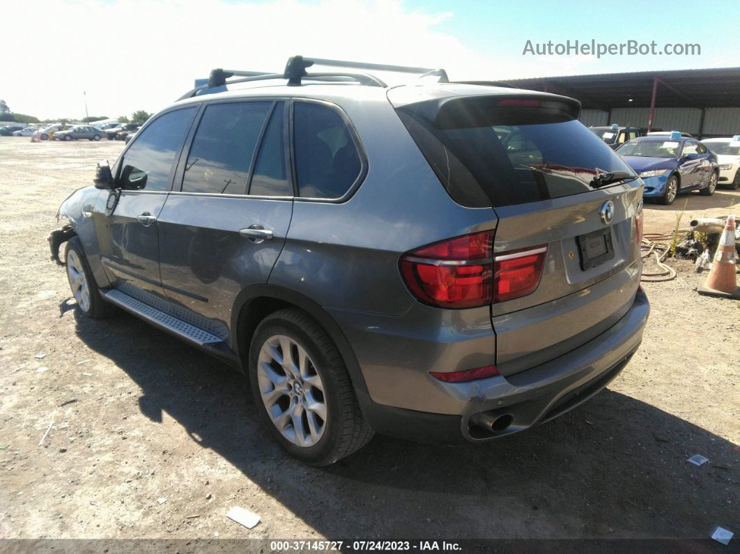 2012 Bmw X5 35i Silver vin: 5UXZV4C56CL750267