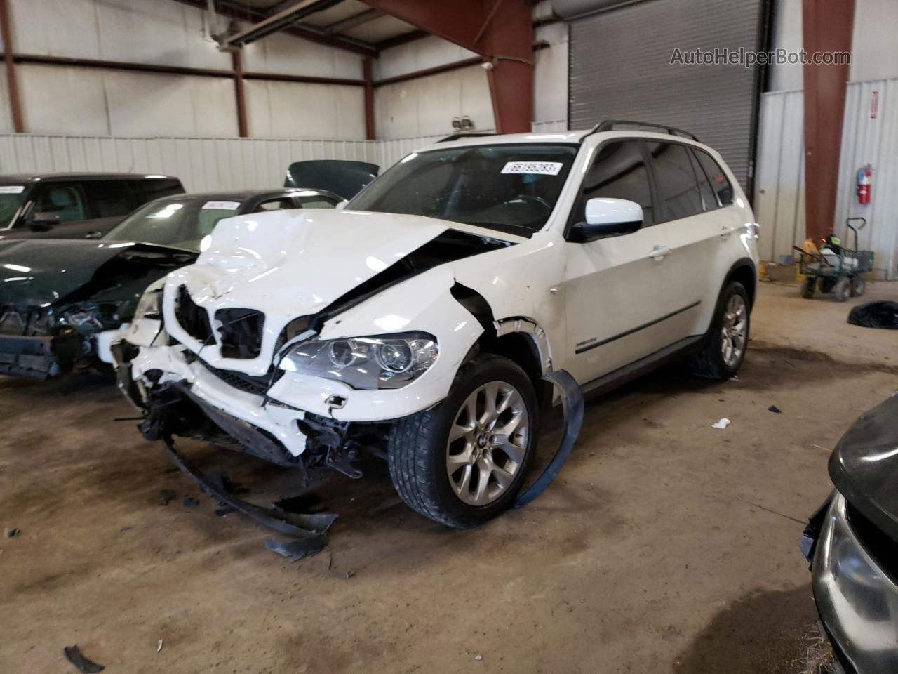 2012 Bmw X5 Xdrive35i White vin: 5UXZV4C56CL752858