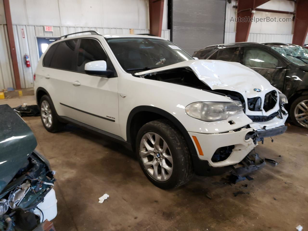 2012 Bmw X5 Xdrive35i White vin: 5UXZV4C56CL752858