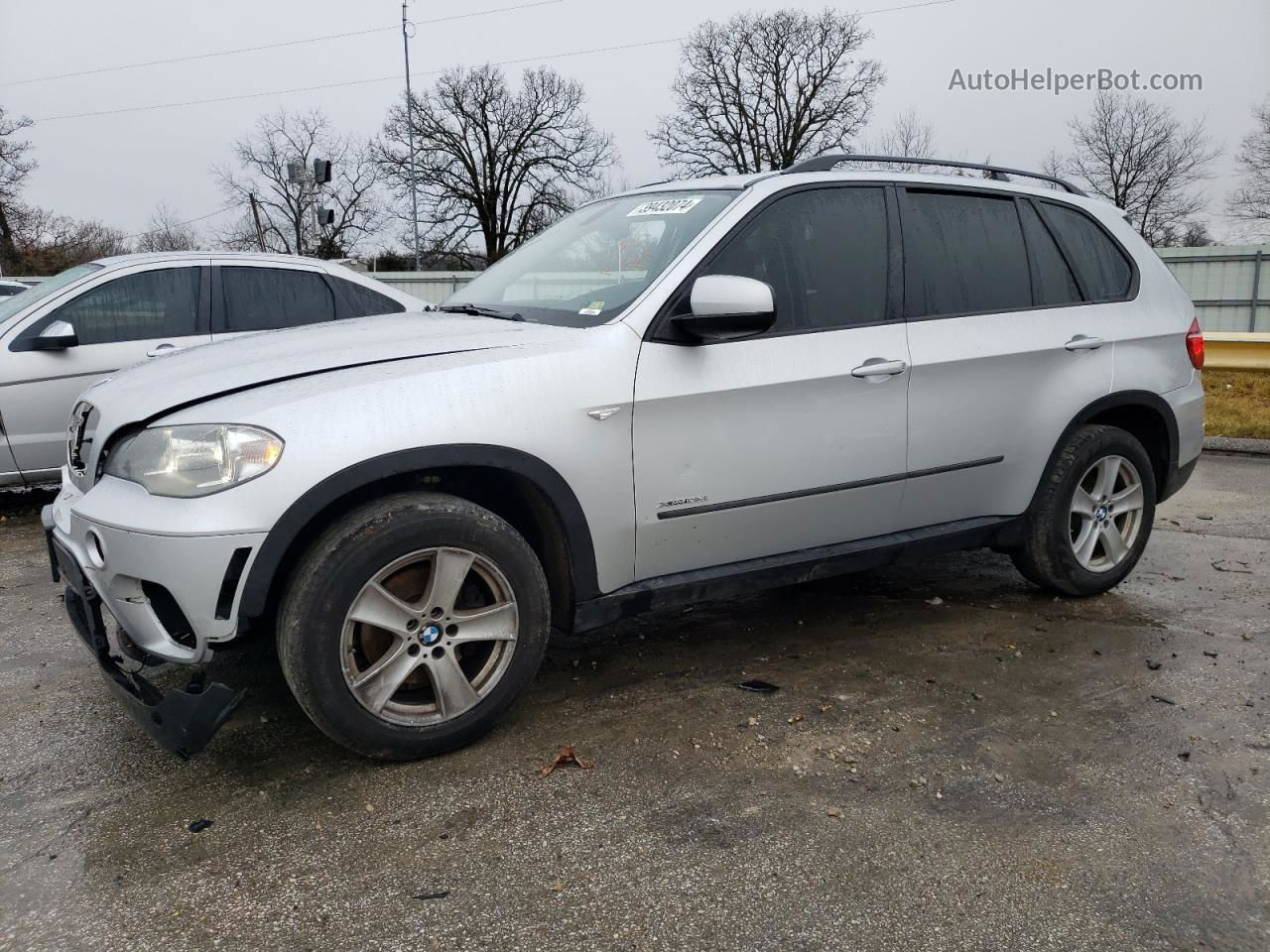 2012 Bmw X5 Xdrive35i Silver vin: 5UXZV4C56CL767330