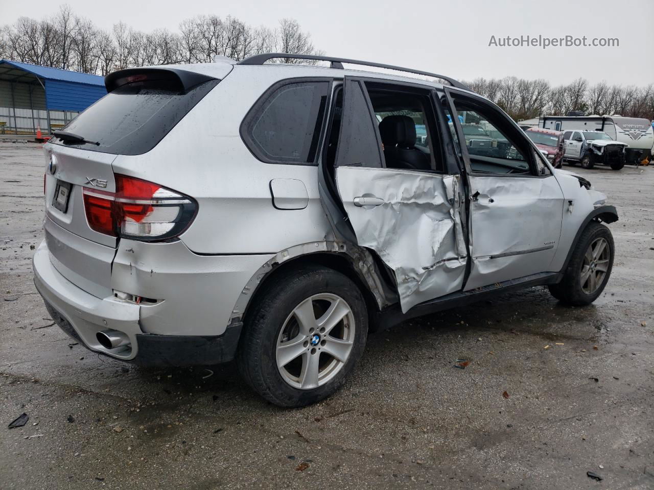 2012 Bmw X5 Xdrive35i Silver vin: 5UXZV4C56CL767330