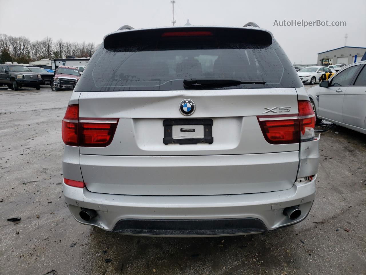 2012 Bmw X5 Xdrive35i Silver vin: 5UXZV4C56CL767330