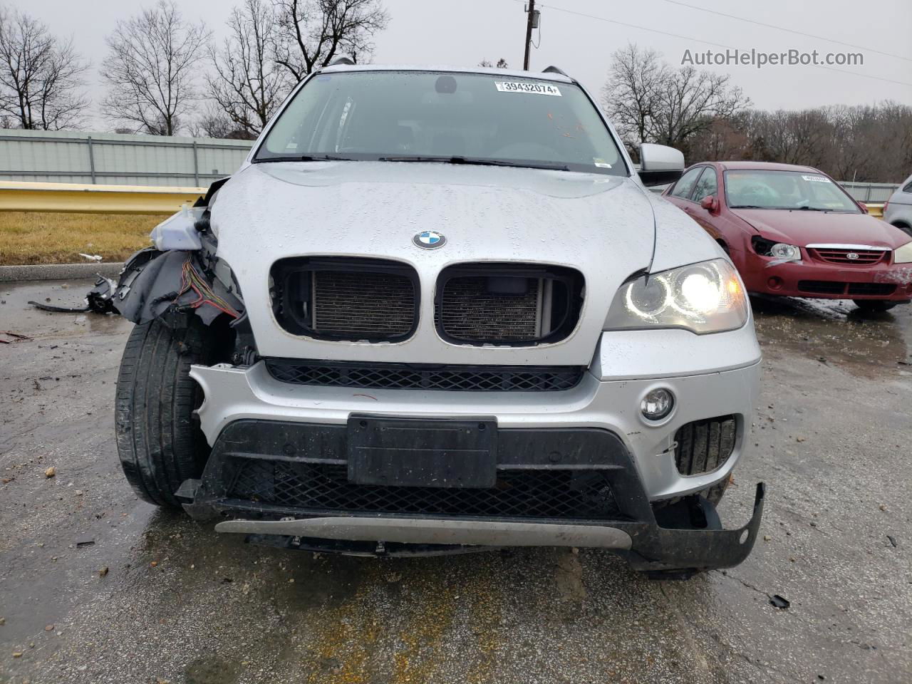 2012 Bmw X5 Xdrive35i Silver vin: 5UXZV4C56CL767330