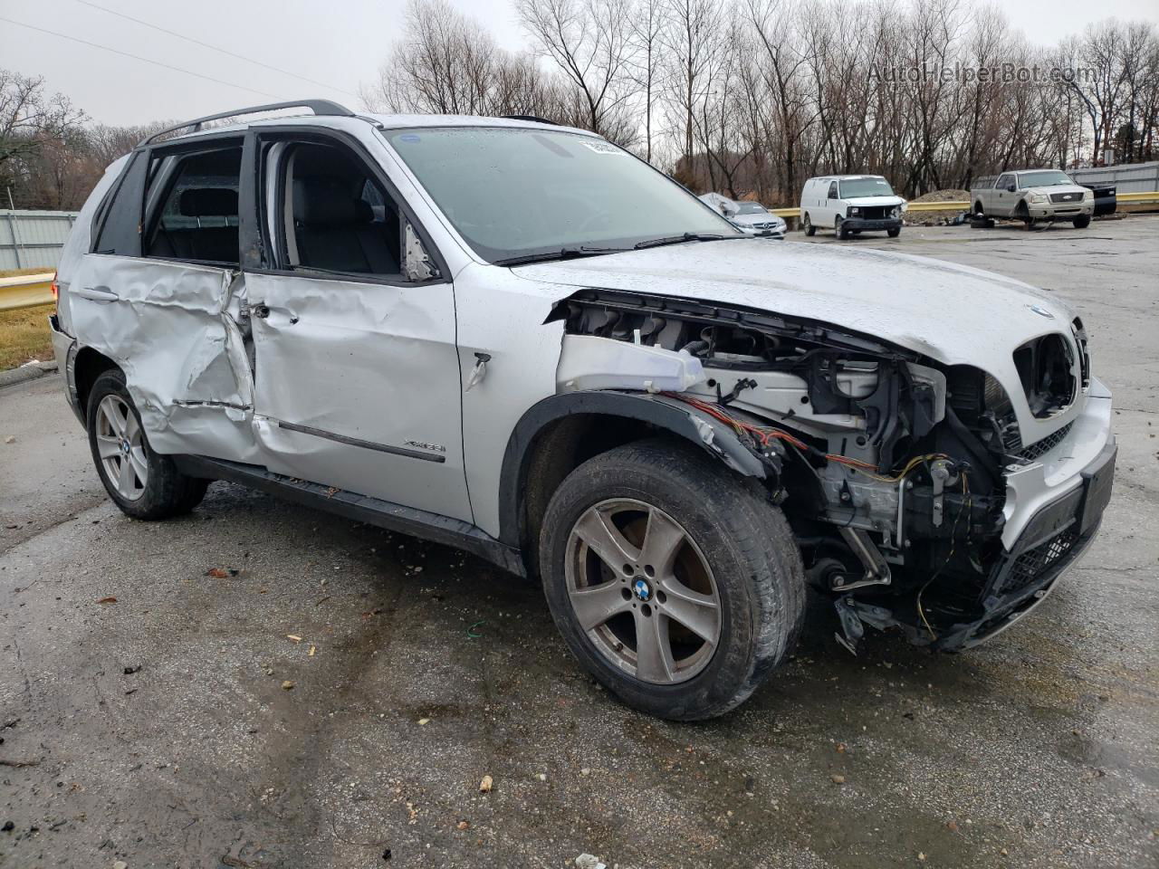 2012 Bmw X5 Xdrive35i Silver vin: 5UXZV4C56CL767330