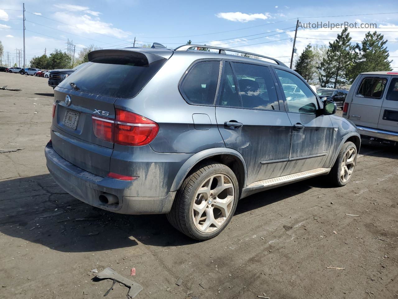 2011 Bmw X5 Xdrive35i Gray vin: 5UXZV4C57BL401732