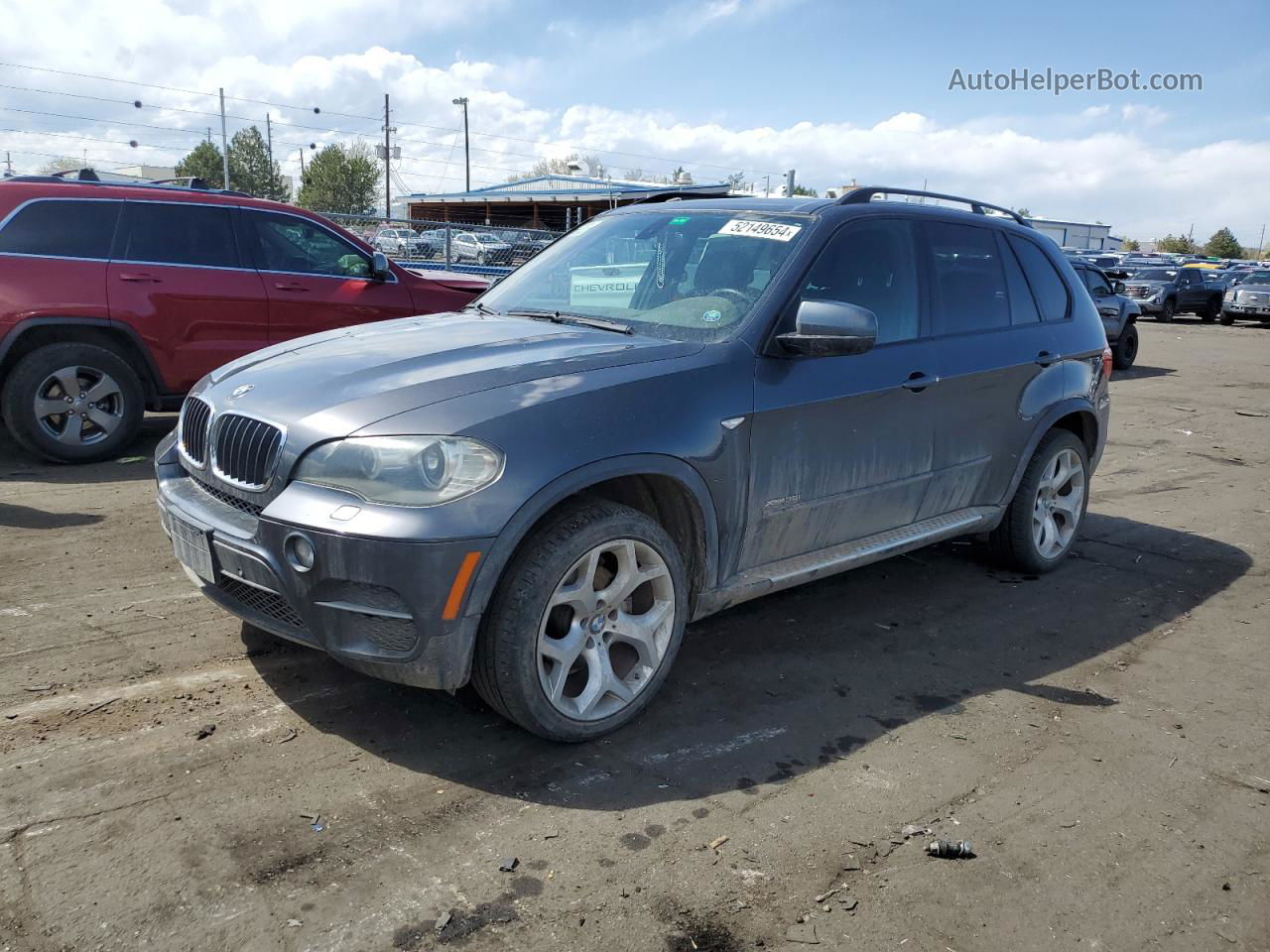 2011 Bmw X5 Xdrive35i Gray vin: 5UXZV4C57BL401732