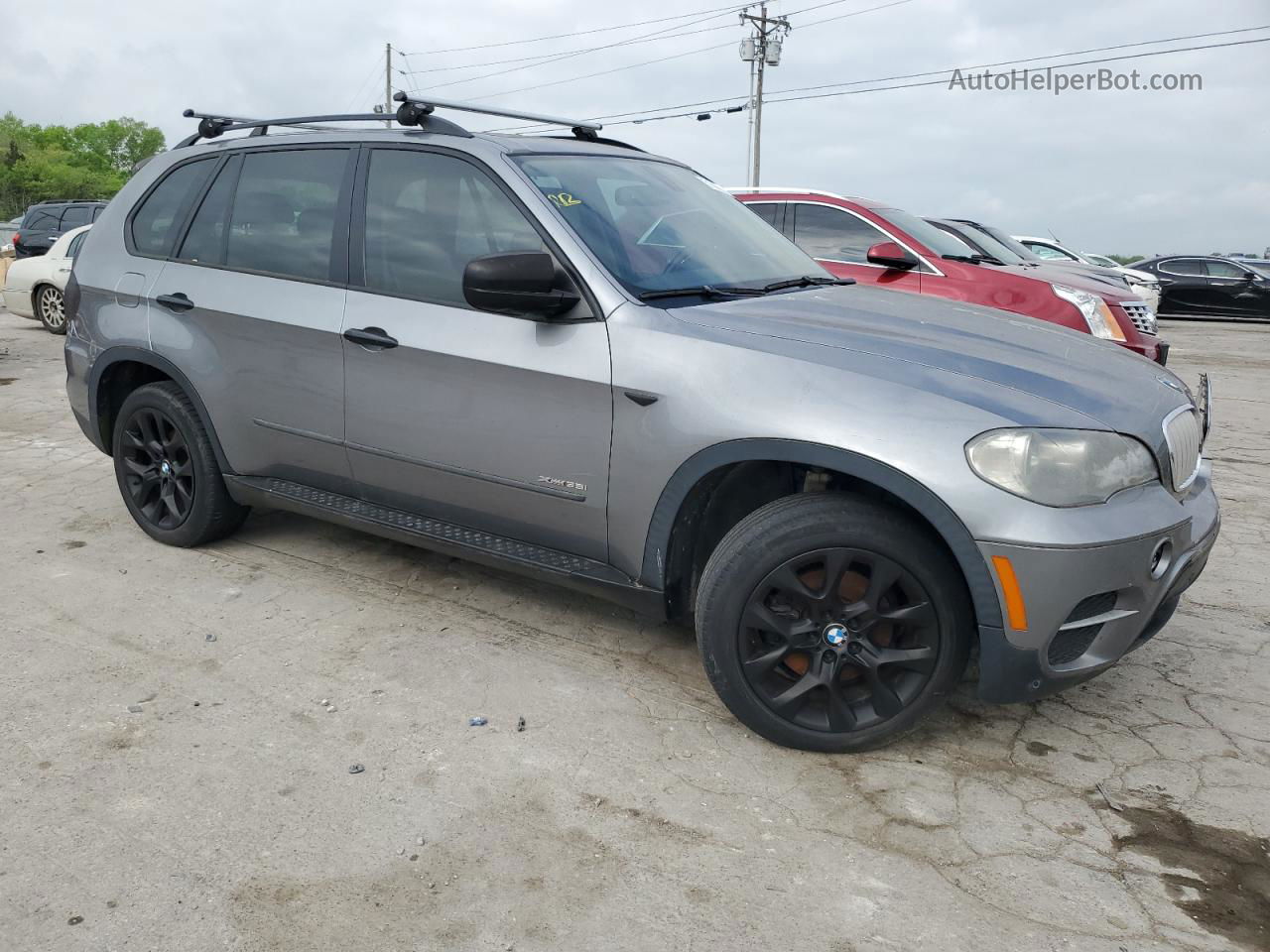 2011 Bmw X5 Xdrive35i Silver vin: 5UXZV4C57BL402122