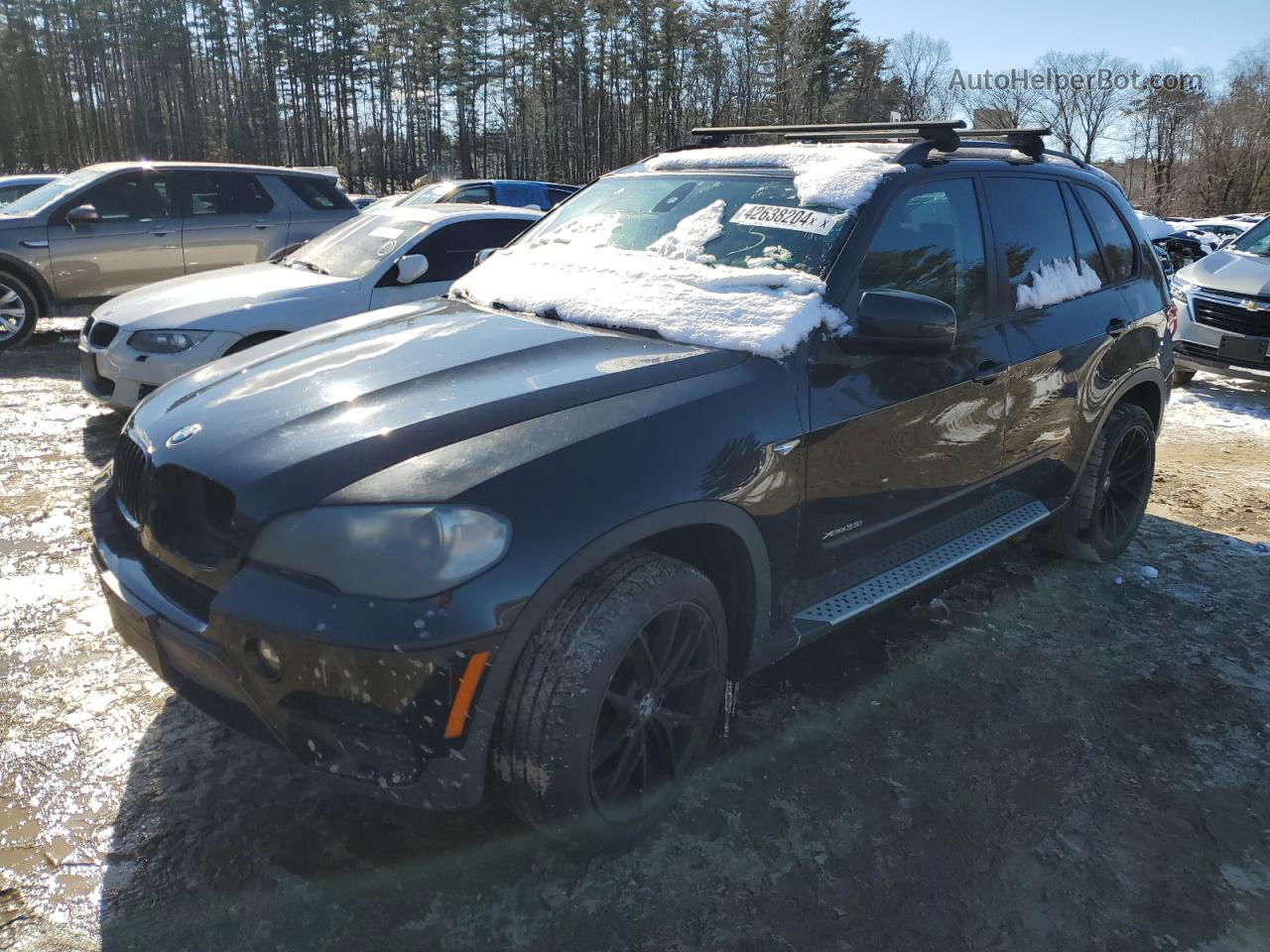 2011 Bmw X5 Xdrive35i Black vin: 5UXZV4C57BL402573