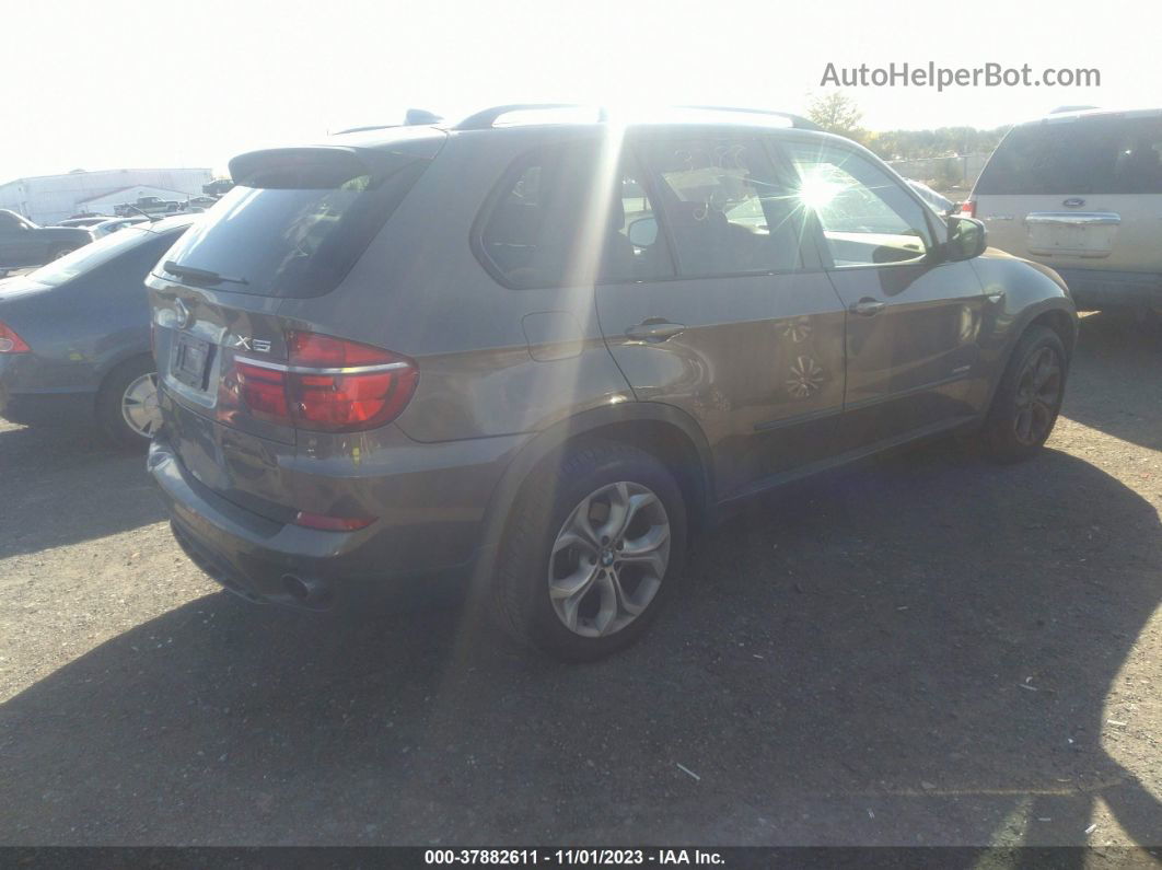 2011 Bmw X5 35i Brown vin: 5UXZV4C57BL407160