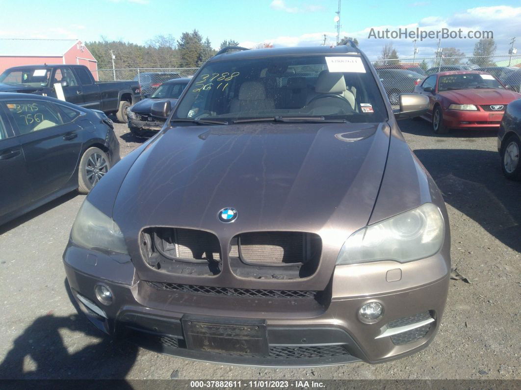 2011 Bmw X5 35i Brown vin: 5UXZV4C57BL407160