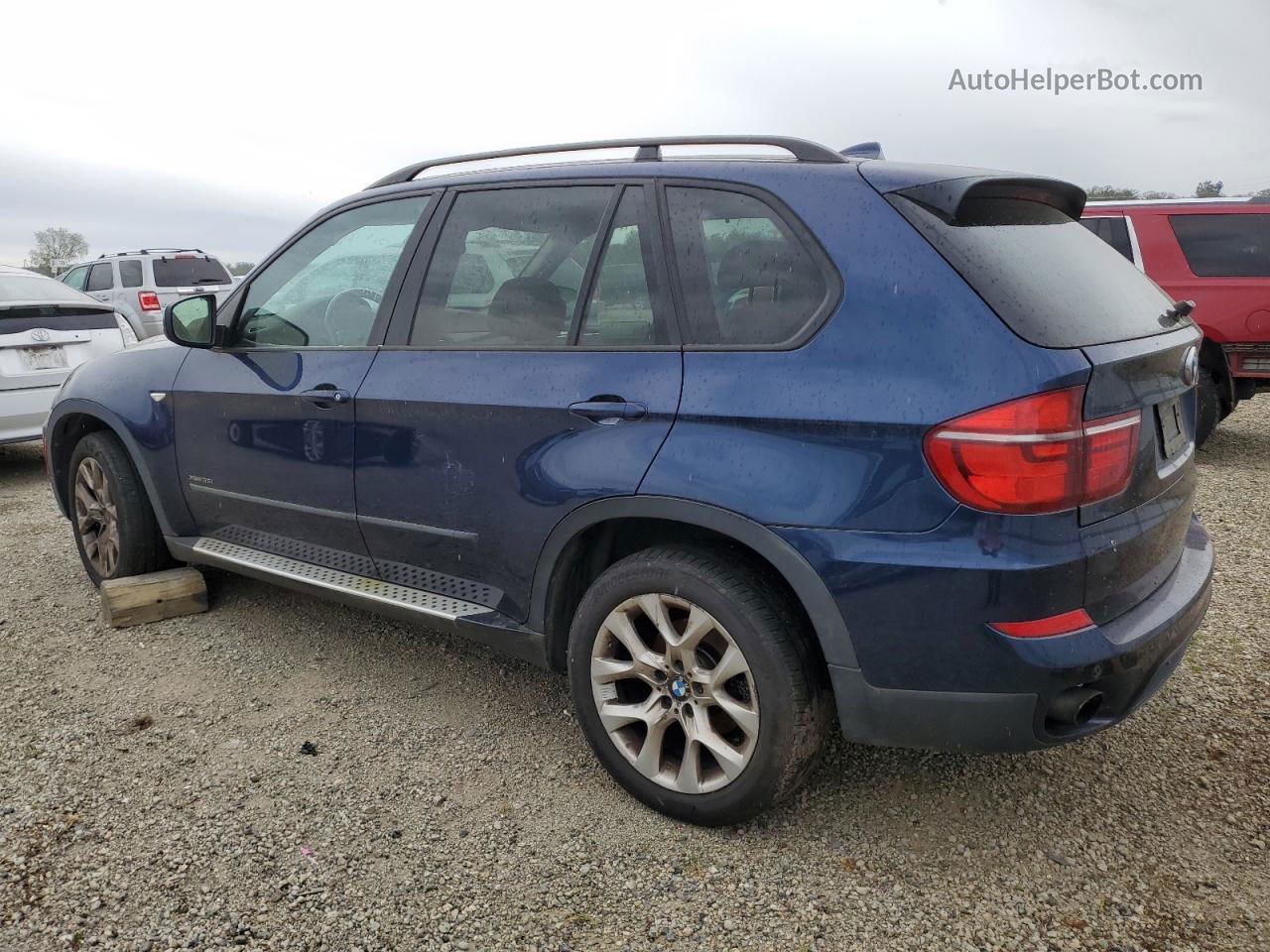 2011 Bmw X5 Xdrive35i Blue vin: 5UXZV4C57BL408454