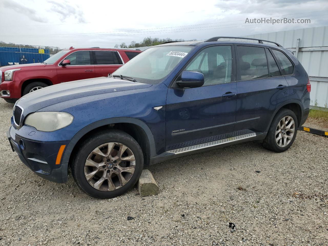 2011 Bmw X5 Xdrive35i Синий vin: 5UXZV4C57BL408454