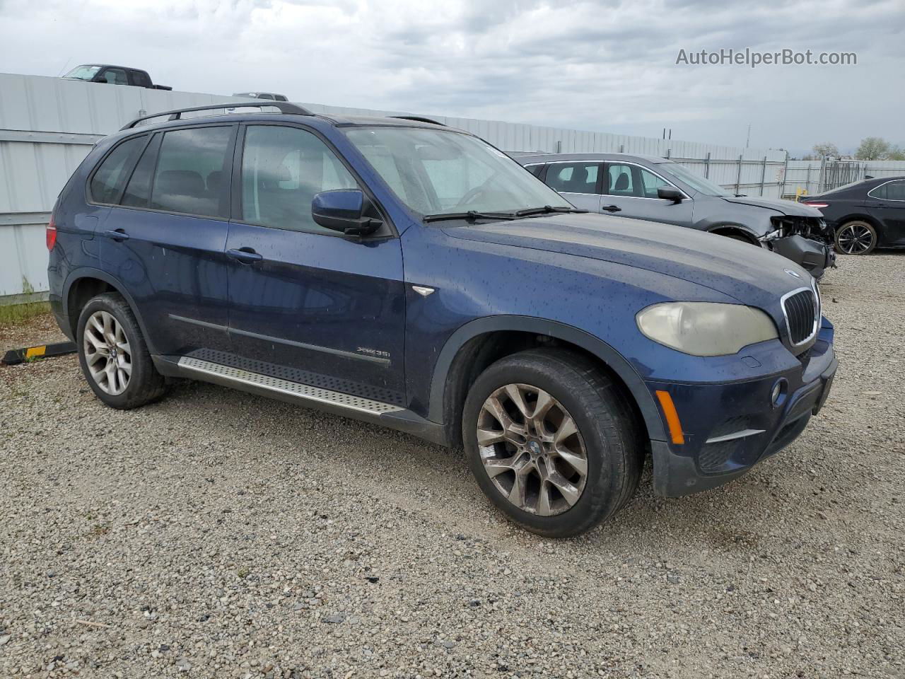 2011 Bmw X5 Xdrive35i Синий vin: 5UXZV4C57BL408454