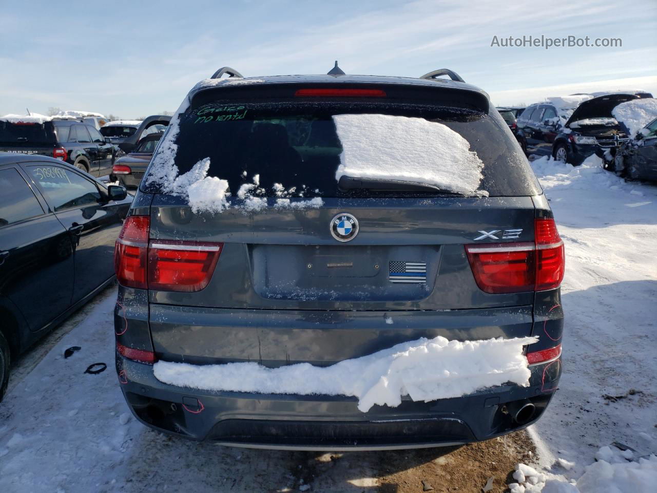 2011 Bmw X5 Xdrive35i Серый vin: 5UXZV4C57BL412925