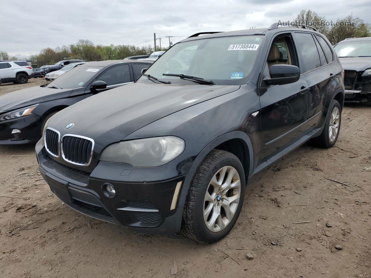 2011 Bmw X5 Xdrive35i Black vin: 5UXZV4C57BL416165