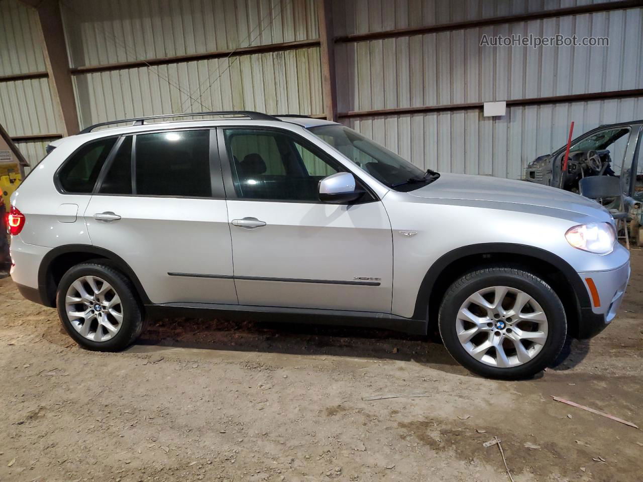 2011 Bmw X5 Xdrive35i Silver vin: 5UXZV4C57BL739647