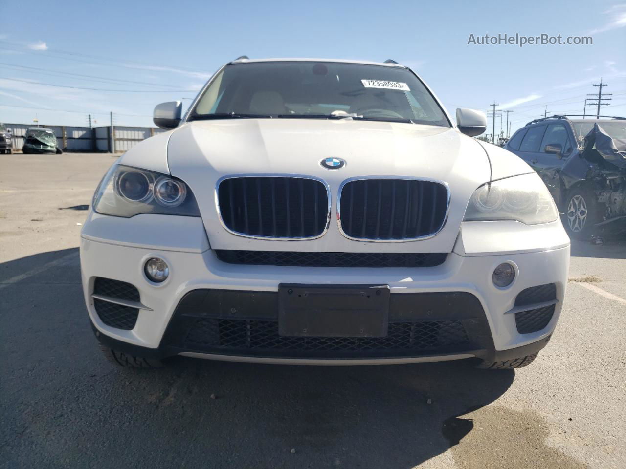 2011 Bmw X5 Xdrive35i White vin: 5UXZV4C57BL740491