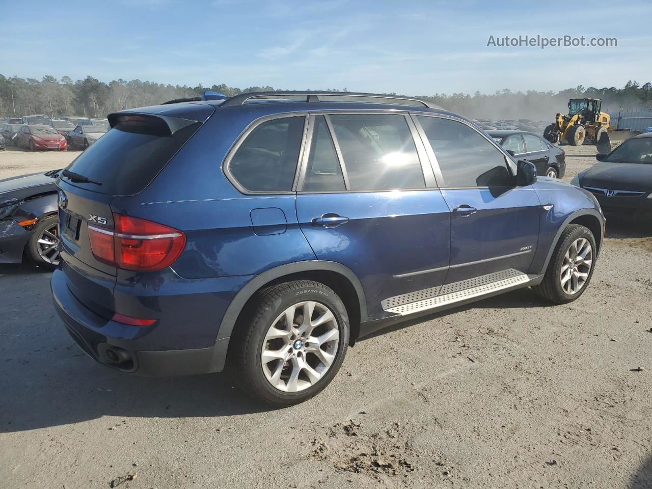 2011 Bmw X5 Xdrive35i Blue vin: 5UXZV4C57BL740510