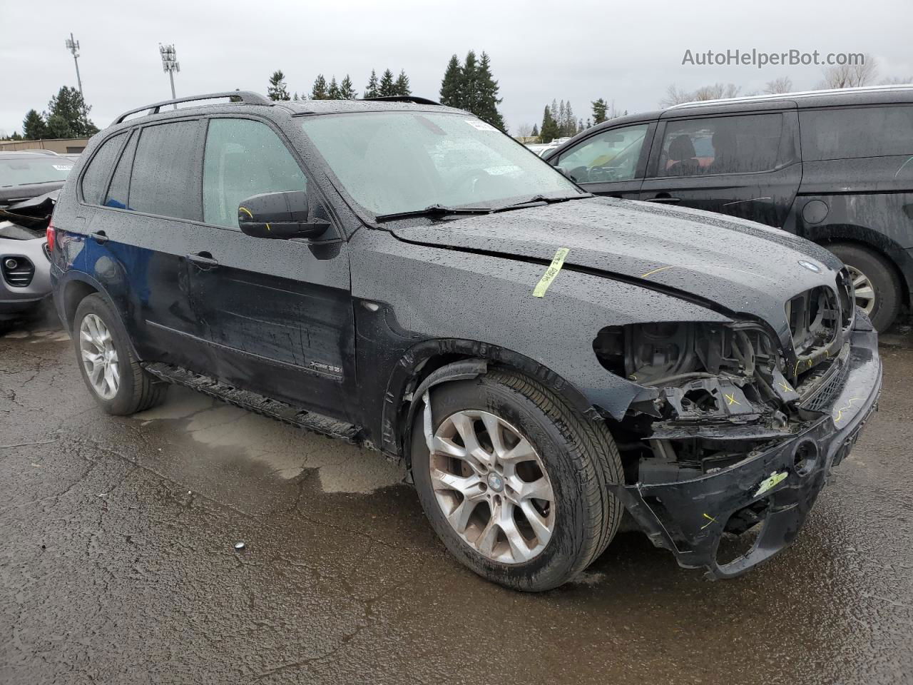 2011 Bmw X5 Xdrive35i Black vin: 5UXZV4C57BL743150