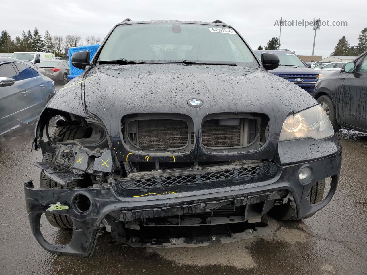 2011 Bmw X5 Xdrive35i Black vin: 5UXZV4C57BL743150