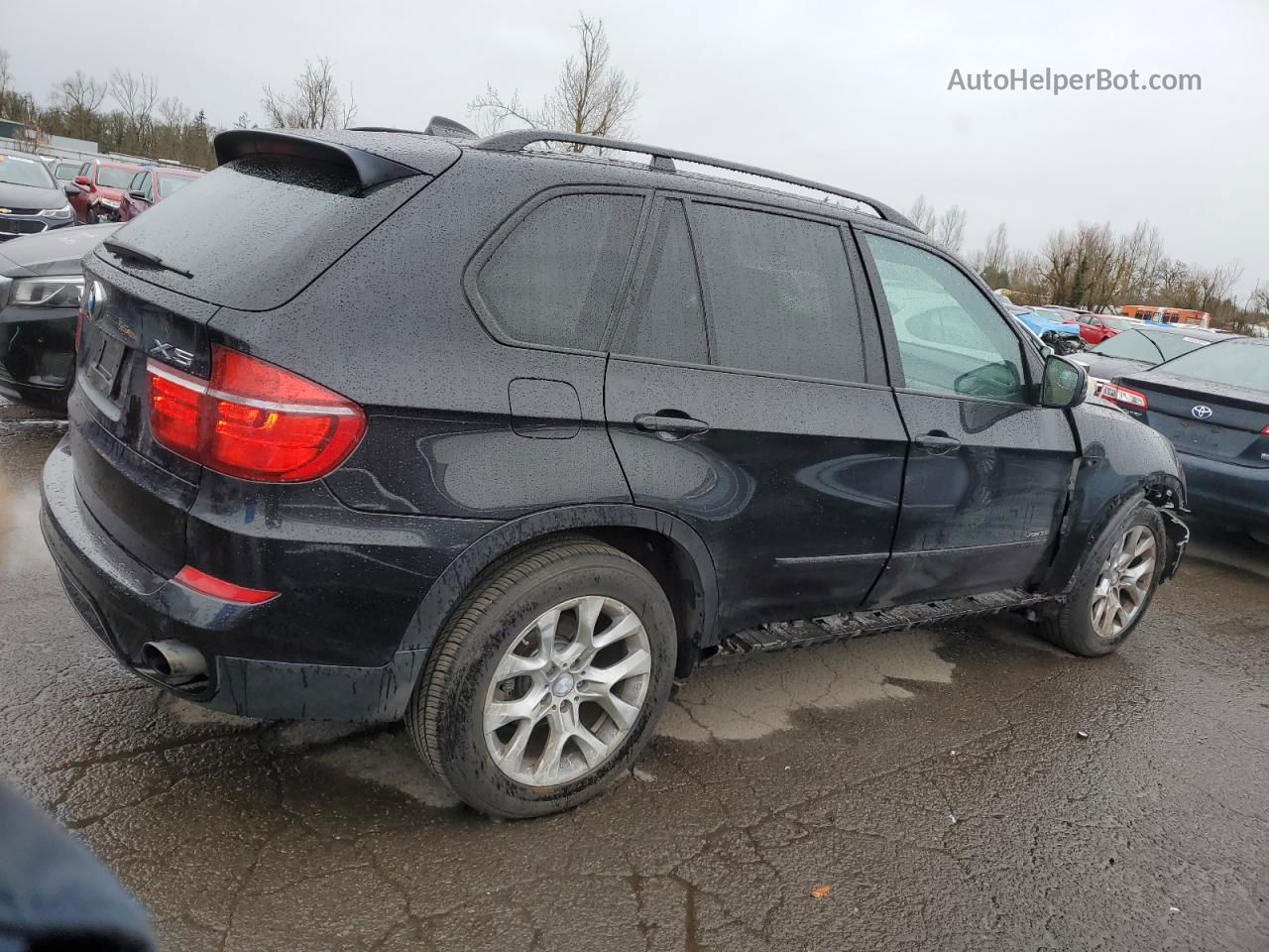 2011 Bmw X5 Xdrive35i Black vin: 5UXZV4C57BL743150