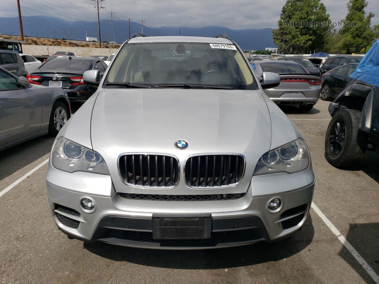 2012 Bmw X5 Xdrive35i Silver vin: 5UXZV4C57CL747359