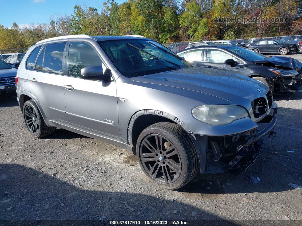 2012 Bmw X5 35i Silver vin: 5UXZV4C57CL747832