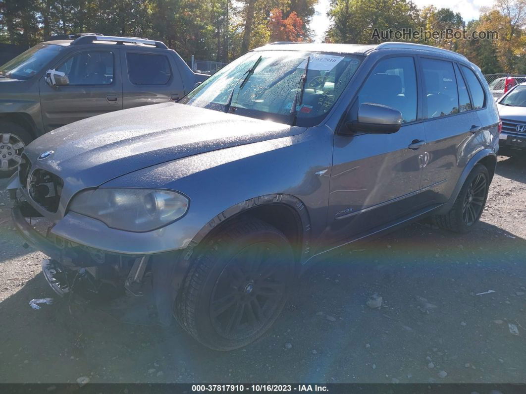 2012 Bmw X5 35i Silver vin: 5UXZV4C57CL747832