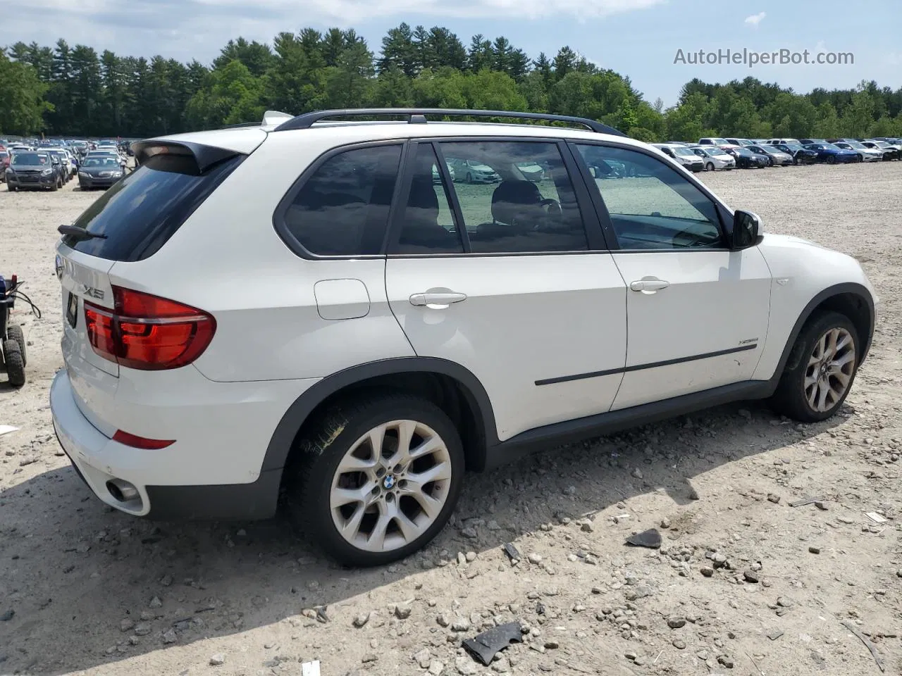 2012 Bmw X5 Xdrive35i White vin: 5UXZV4C57CL751265